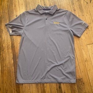 Nike Dri Fit Golf Shirt, Purple, Size M